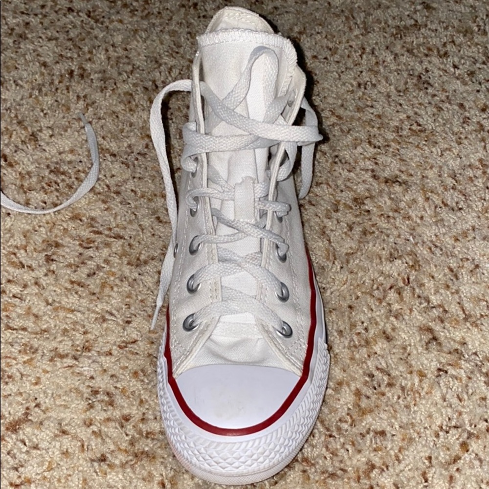 white high top converse
